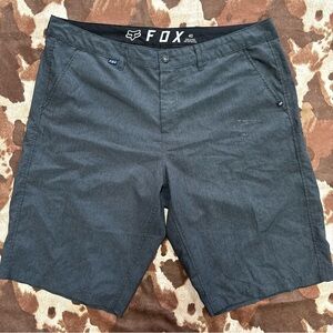 Fox Men's Charcoal Flat Front Shorts